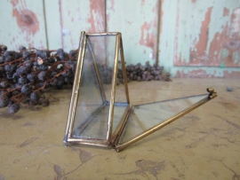 Miniatuur glazen kastje