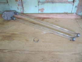 Vintage handdoekenrekje
