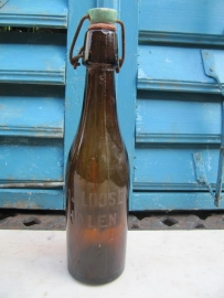 Antique brown Belgian beer bottles Brewery Loose in Halen