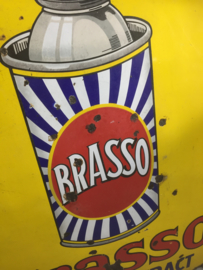 Big old enamel sign