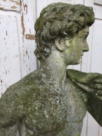 Old concrete statue very beautiful patiné