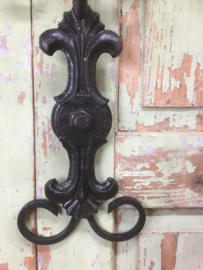 Brocant wrought iron hook