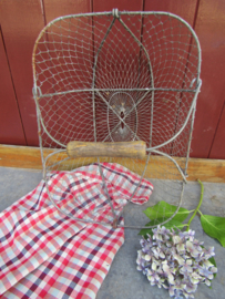 Nice old French metal egg basket