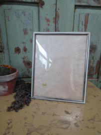 Brocante fotolijst met glas