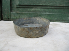 French brocante small round bowl sink.