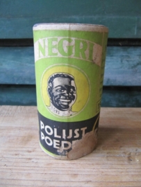 Oud blikje/busje Negri polijstpoeder