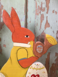 Brocante houten paashaas