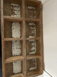 Vintage houten geldbakje