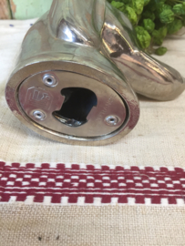 Brocante opener "hond"verchroomd