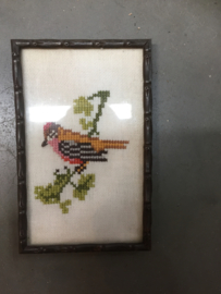 Antiek lijstje met glas