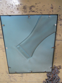 Brocante fotolijst met glas