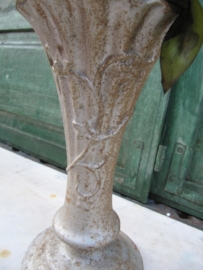 French cast-iron silver vase