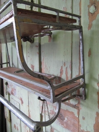 Vintage metal shelf