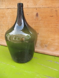 Oude groene fles
