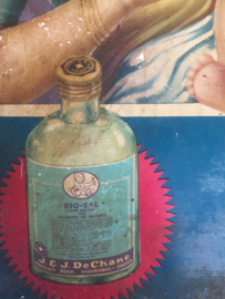Old advertising plate of Bio- Sal
