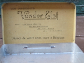 Brocante sigaretten blikje La Gloria "van der Elst"