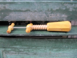 Cute wooden corkscrew