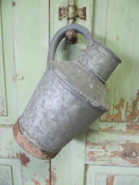 Brocante zinc jug with nice details
