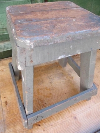 Industriële houten kruk