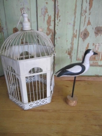Oude houten vogel