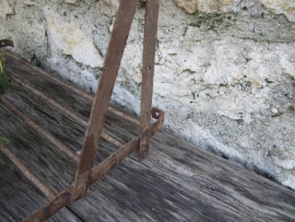 Antieke Franse etagere of wandrek