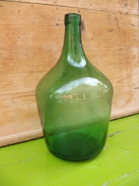 Oude groene fles