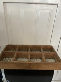 Vintage houten geldbakje