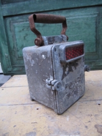 Oude Franse brocante treinlantaarn