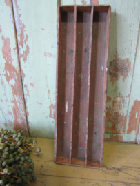 Old French brush casket