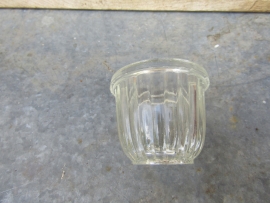 Brocant glazen (jam) potje