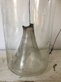 Ancient French glass bottle / fish trap