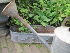Old zinc watering can