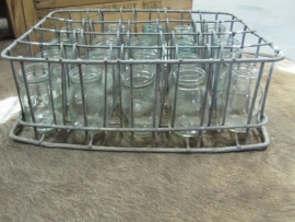 crate with 20 yogurt pots