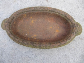 Old cast iron dish