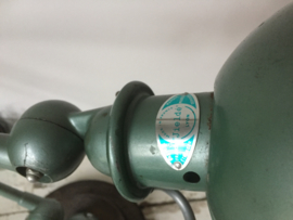 Oude Jieldé lamp op tafelvoet