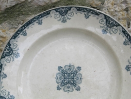 Old French large plate