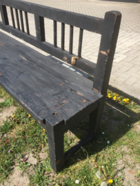 Oude houten bank