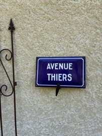 Emaille straatnaam bord
