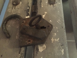 Antiek hangslot