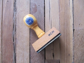 Old stamp of the Amsterdam stamp factory.