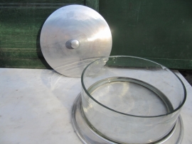 Brocante design presentation bowl with lid