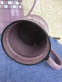 Antieke emaille koffiekan