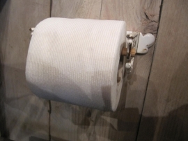 Hele oude metalen toiletrolhouder
