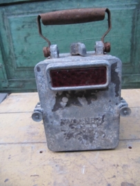Oude Franse brocante treinlantaarn