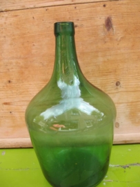 Oude groene fles