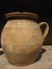 Old Hungarian pottery pot 22 cm high.