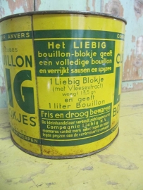 Brocant rond blik Liebig