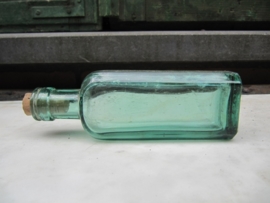 Nice French flat green medicine bottle 60ml