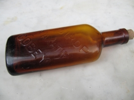 French antique medicine bottle Sirop de Laxatif Gobey