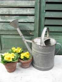 Oude zinken gieter